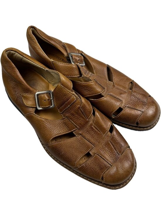Johnston & Murphy Fisherman Dad Sandals Light Brown Leather 10.5 M main image 5